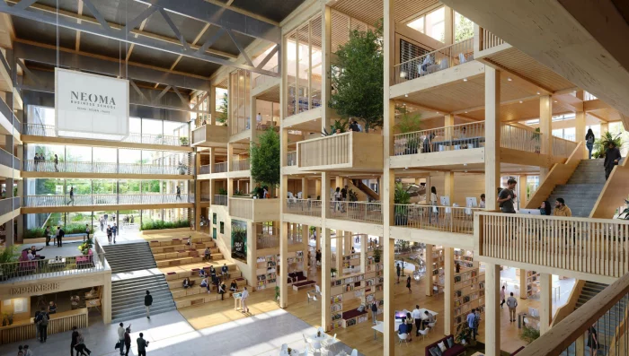 NEOMA : un nouveau campus de 35 000 m² ouvrira à Reims en 2027